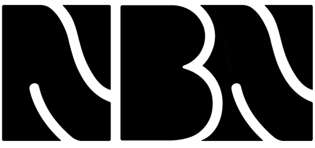 A black rectangle with the letters NBN cut out out. The NBN stands for North Brooklyn Neighbors.